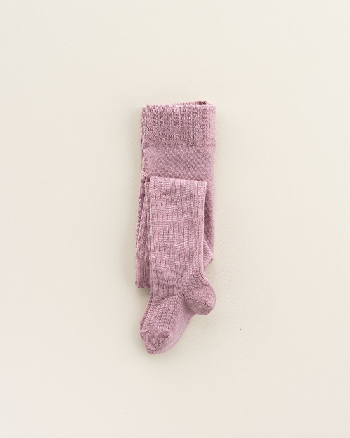 Strumpfhose aus Wolle für Kinder - cameo rose