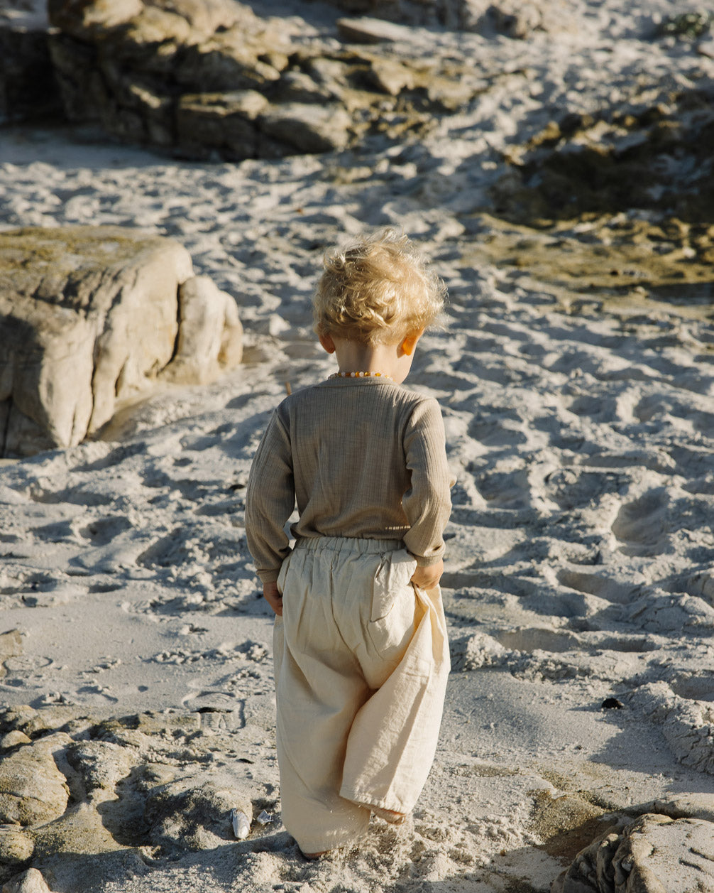Body longsleeves rib wool/silk - maca