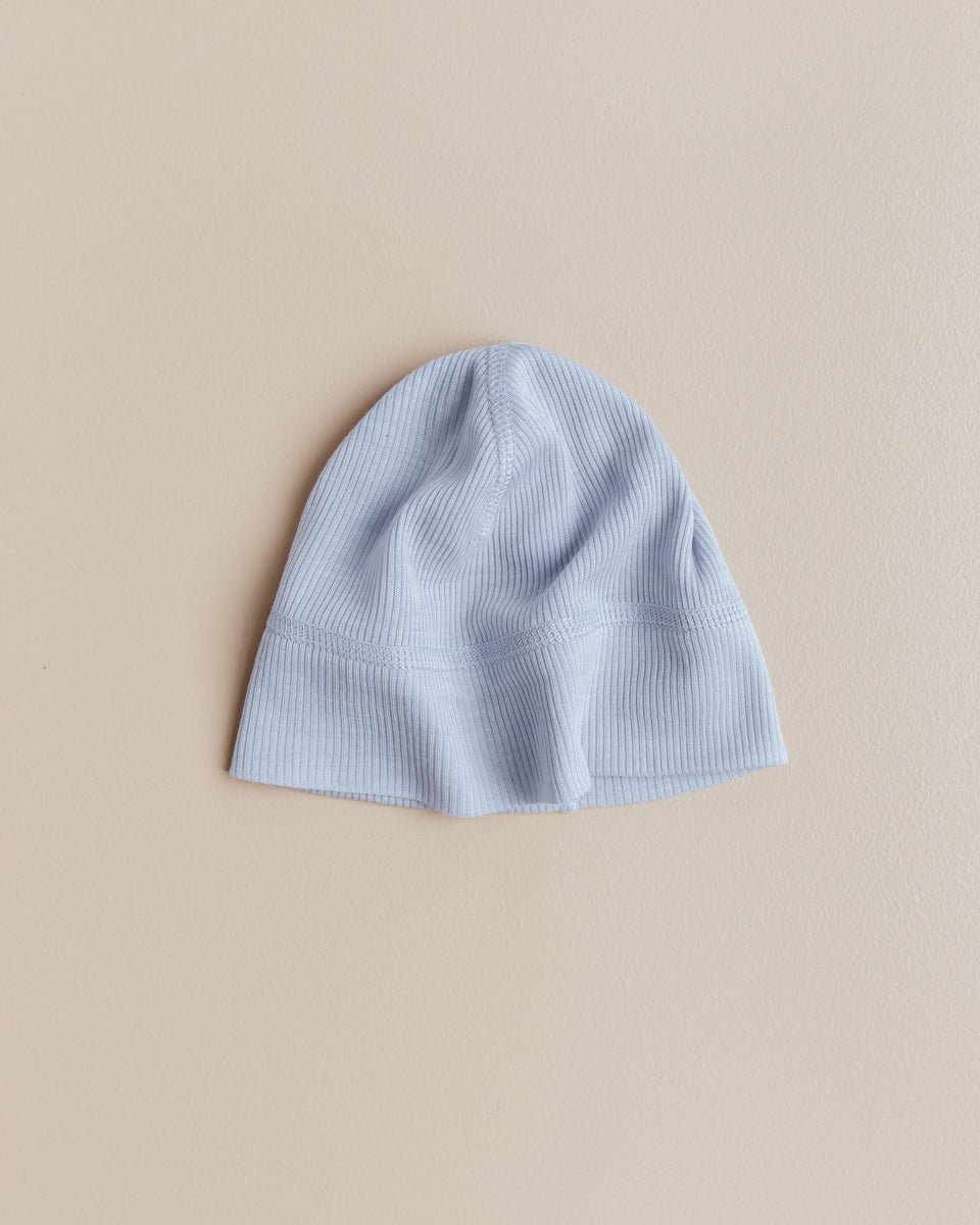 unaduna baby hat tiny rib bird blue