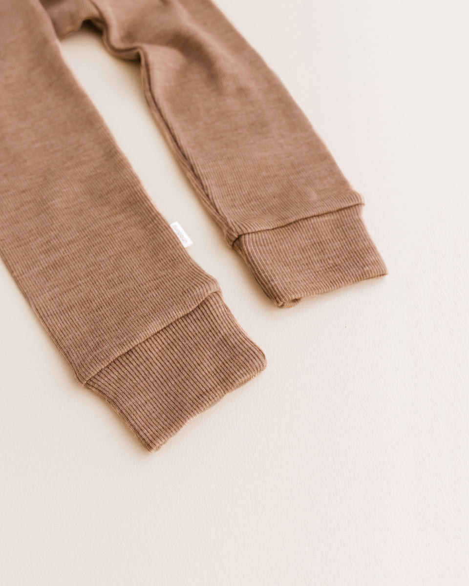 Unaduna baby legging wool semla beige