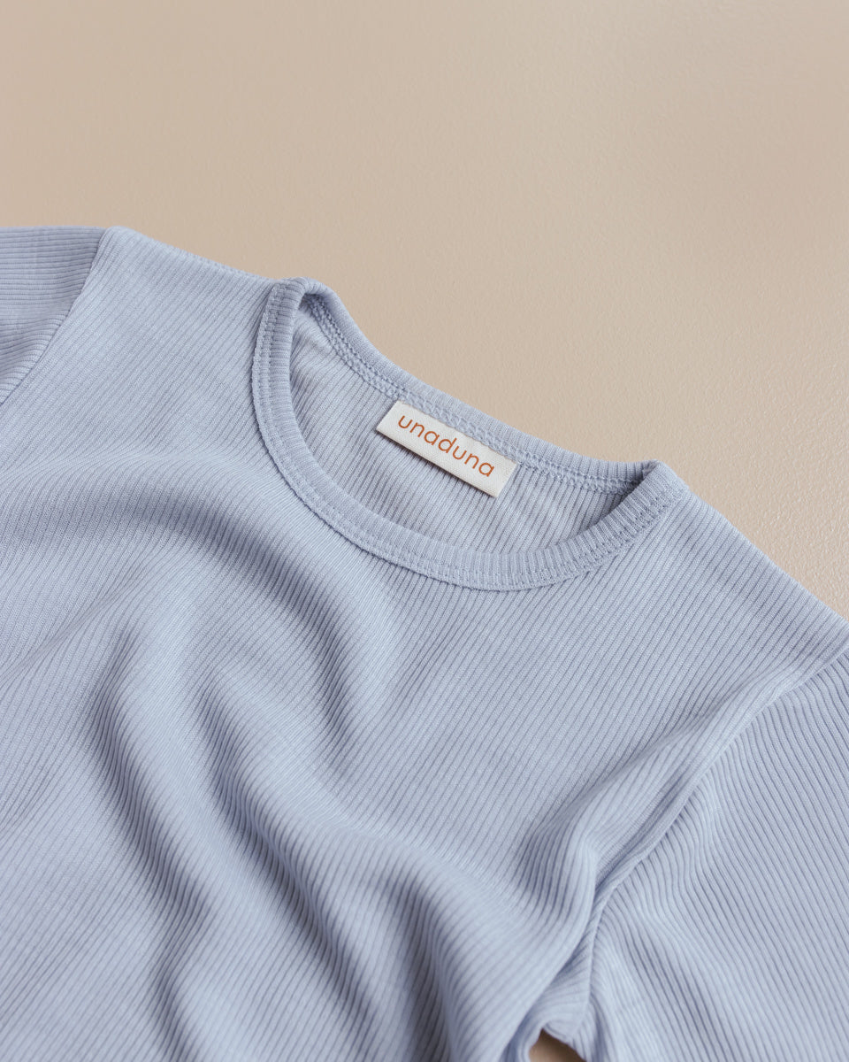 unaduna longsleeve shirt blue bird light blue