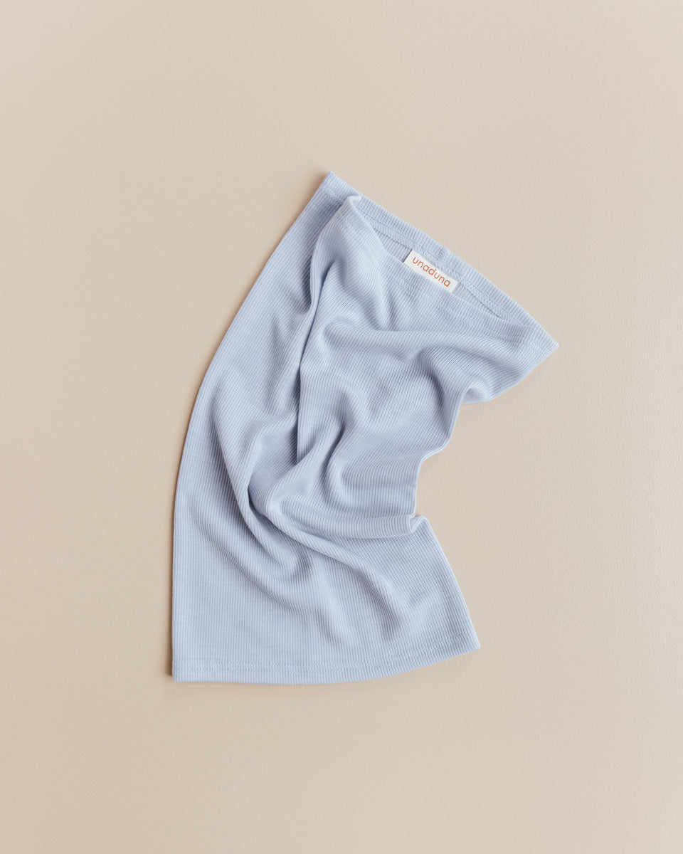 unaduna loopsjaal lichtblauw blue bird