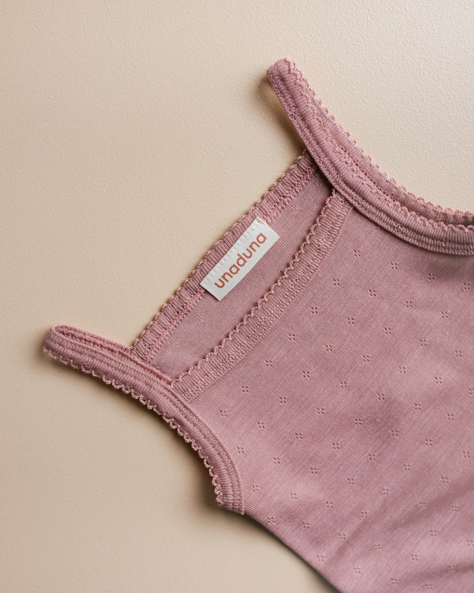 unaduna summer body wool silk cameo rose