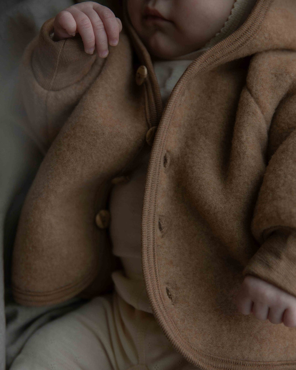 UNADUNA wol fleece jasje semla ©unaduna