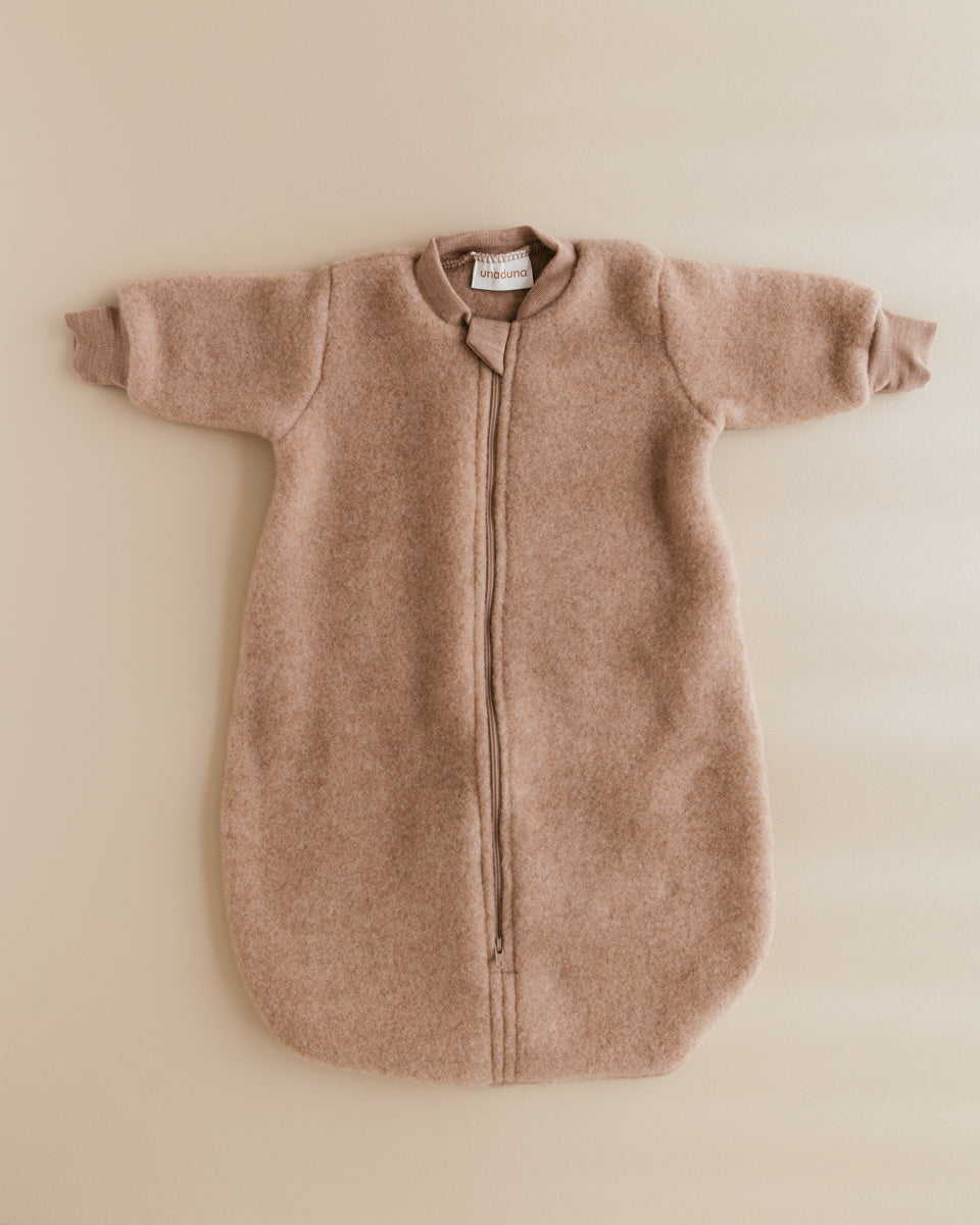 Schlafsack Merinowolle Fleece